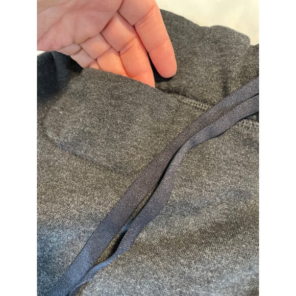 Womens Small Calvin Klein Gray Fleece Jogger Knee Length Sweats Logo - Picture 9 of 11